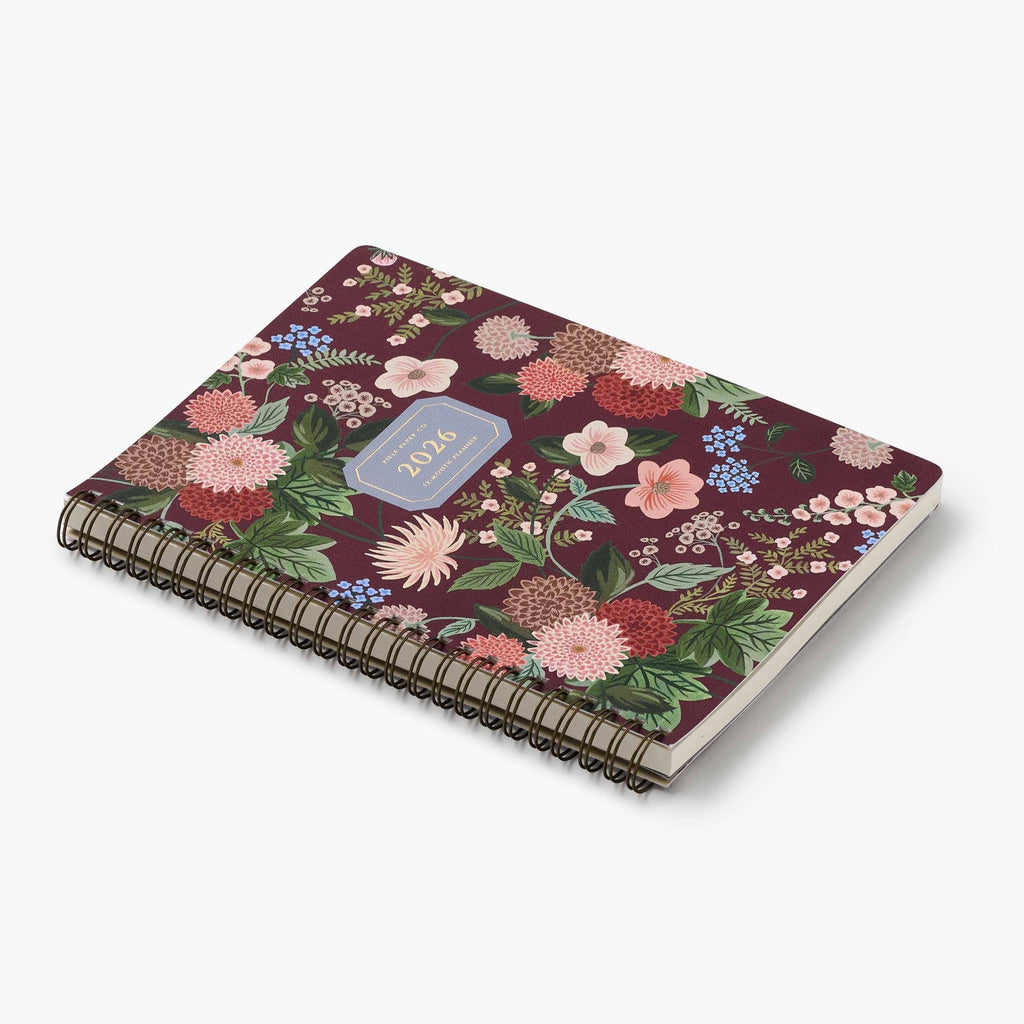 2026 Dahlia 12-Month Softcover Spiral Planner - Freshie & Zero Studio Shop