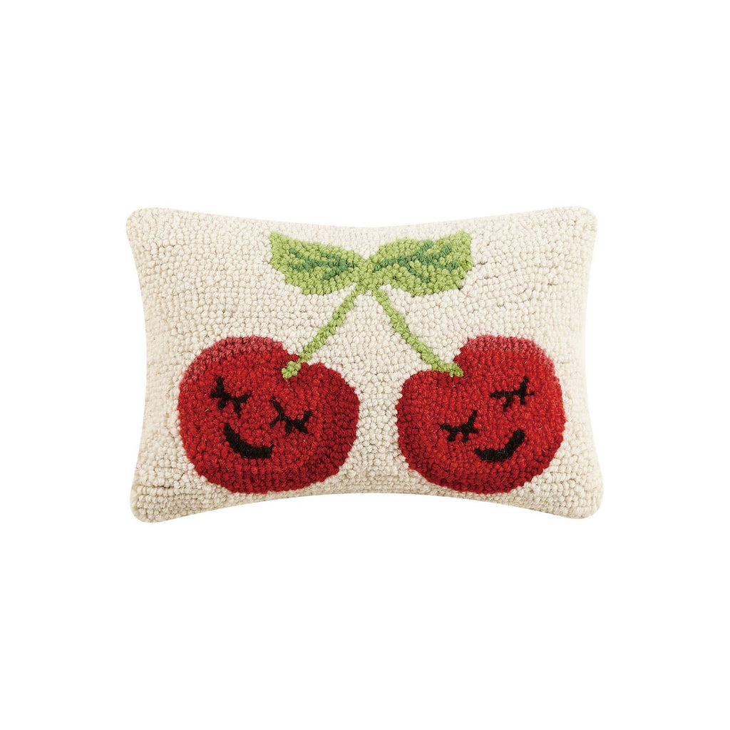 Smiling Cherries Small Hook Pillow - Freshie & Zero Studio Shop