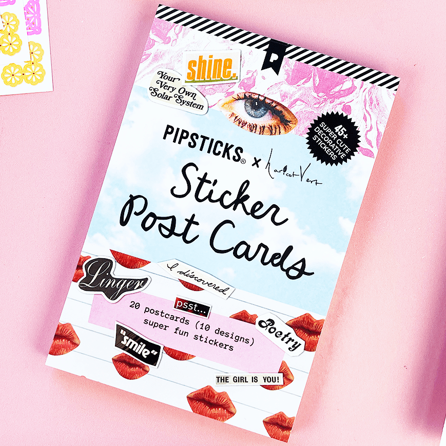 Pipsticks x Haricot Vert Daydreams Sticker Postcard Book - Freshie & Zero Studio Shop