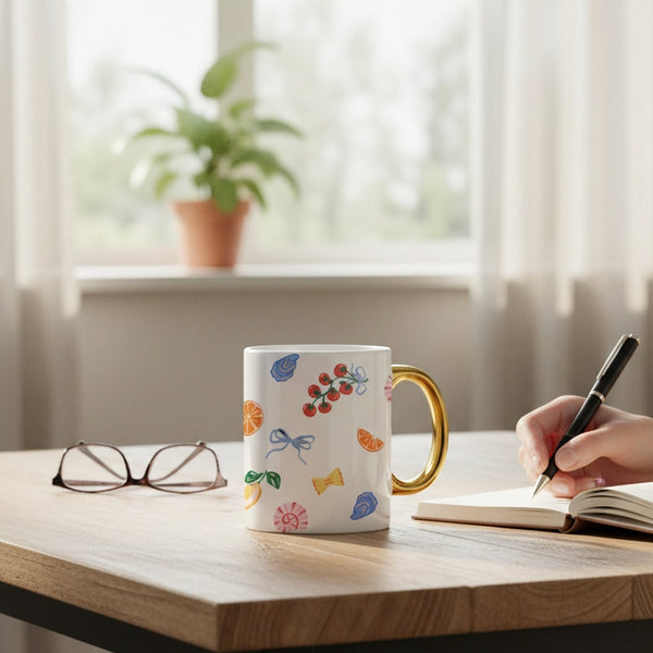 Italian Summer Ceramic Mug - Freshie & Zero Studio Shop