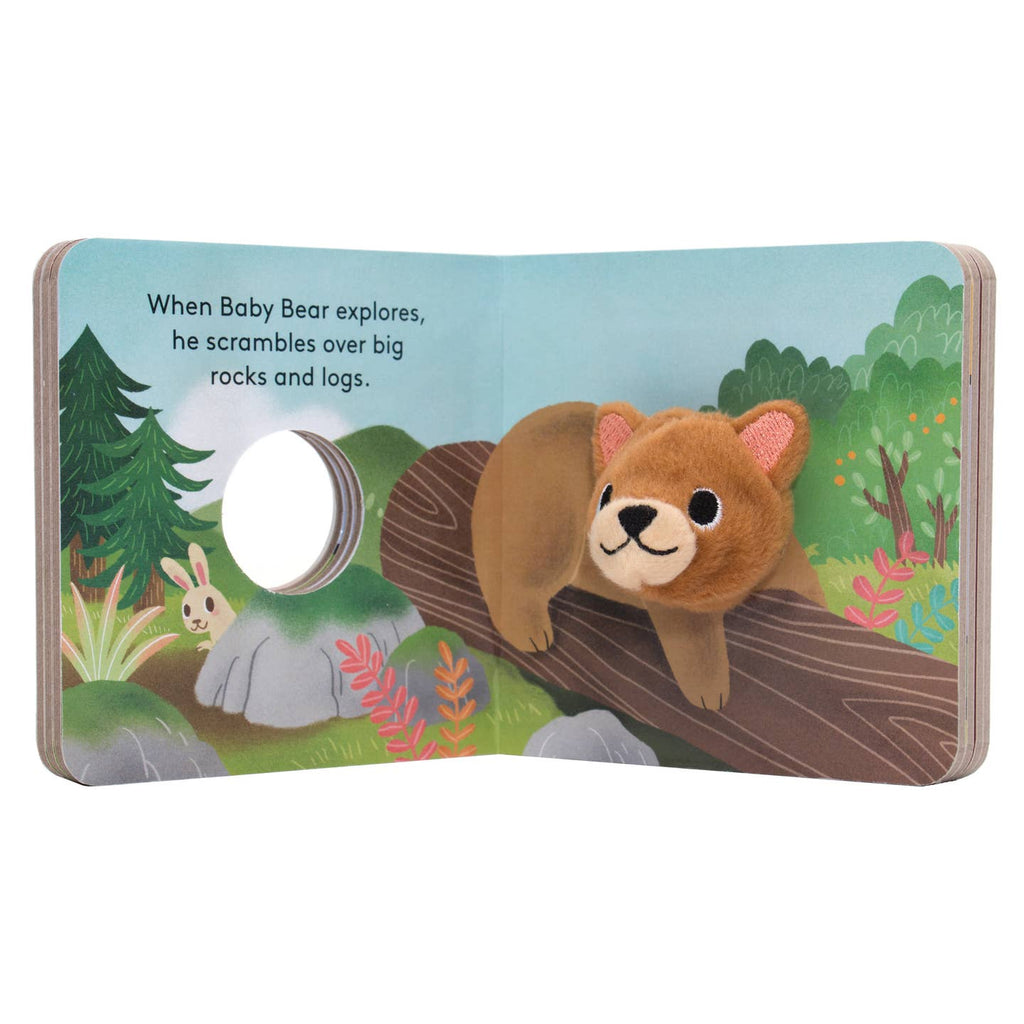 Baby Bear Finger Puppet Board Book - Freshie & Zero Studio Shop
