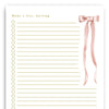 Make A List Darling Large Notepad - Freshie & Zero Studio Shop