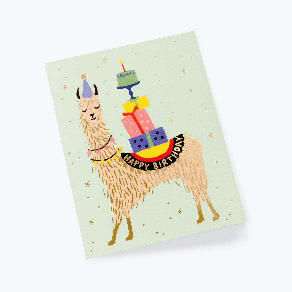 Llama Birthday Card - Freshie & Zero Studio Shop