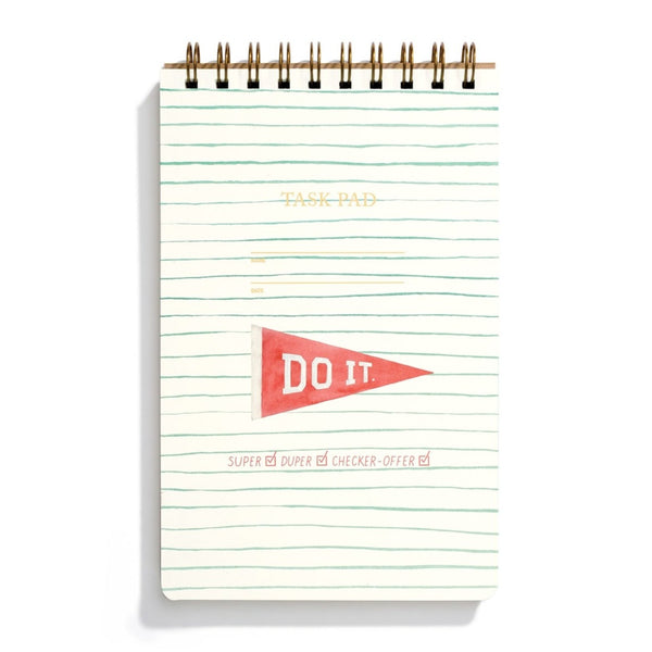 Task Pad Notebook by Shorthand Press: Super Checker-Offer - Freshie & Zero Studio Shop