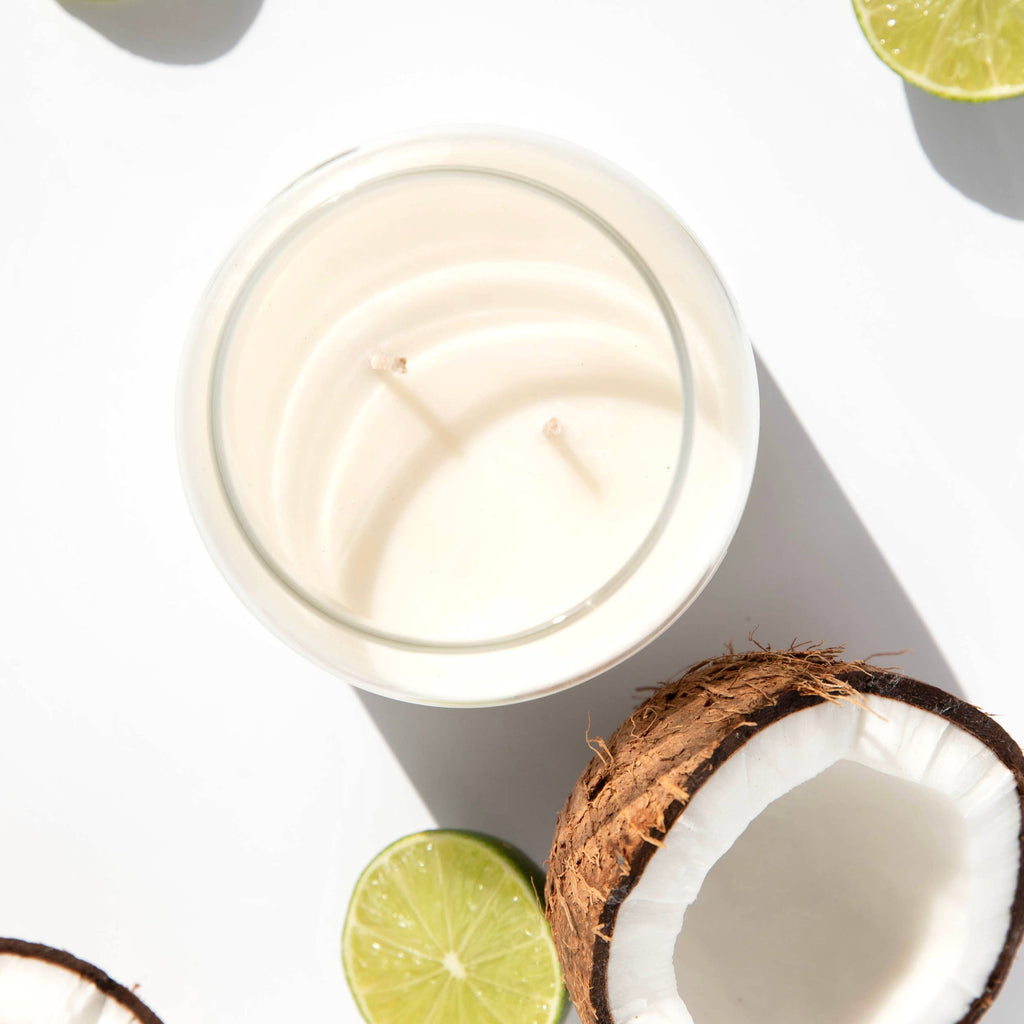 Coconut + Lime: Two Wick 22oz Candle - Freshie & Zero Studio Shop