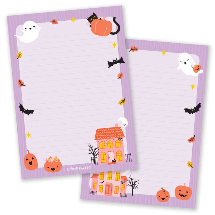 Double Sided Halloween Notepad - Freshie & Zero Studio Shop