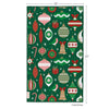 Ornaments & Bows Microfiber Towel - Freshie & Zero Studio Shop