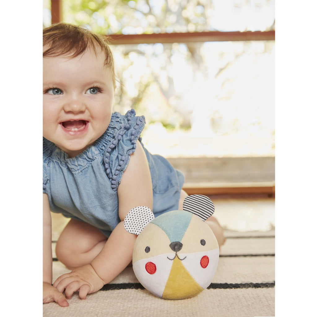 Chiming Bear Soft Baby Toy - Freshie & Zero Studio Shop