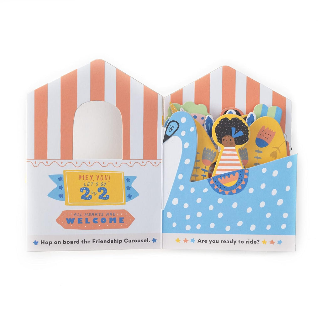 Friendship Carousel Board Book by Suzy Ultman - Freshie & Zero Studio Shop