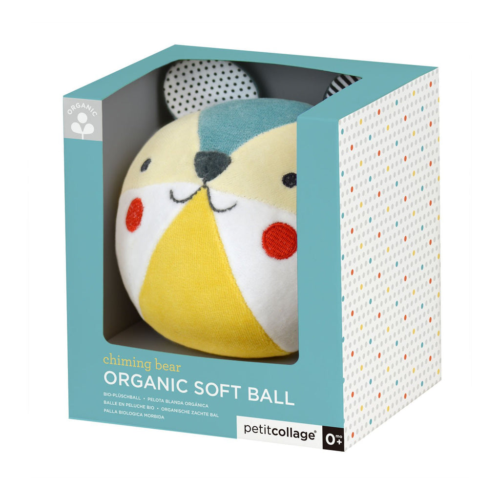 Chiming Bear Soft Baby Toy - Freshie & Zero Studio Shop