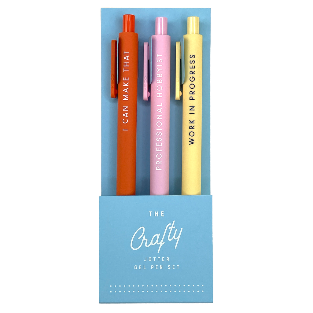 Crafty Jotter Gel Pen: Set of 3 - Freshie & Zero Studio Shop