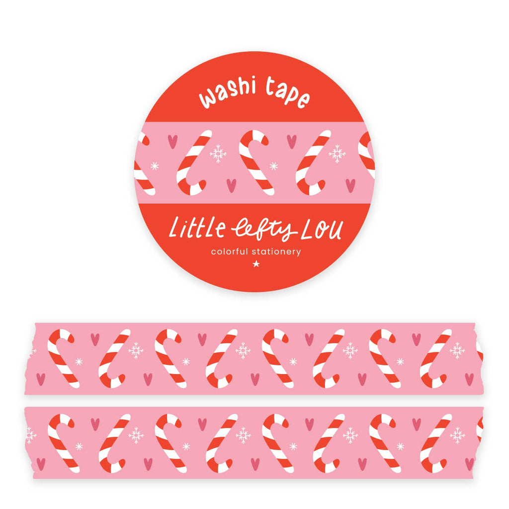 Candy Canes Christmas Washi Tape - Freshie & Zero Studio Shop