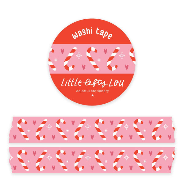 Candy Canes Christmas Washi Tape - Freshie & Zero Studio Shop
