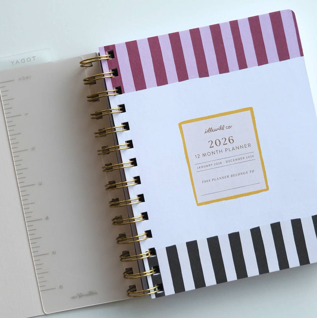 2026 Pocket Size Planner | Painted Stripes - Freshie & Zero Studio Shop