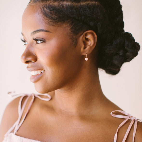 Gold Dapple Dot Earrings - Freshie & Zero Studio Shop