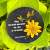 Joy Is Not Meant To Be A Crumb: Mary Oliver Vinyl Sticker - Freshie & Zero Studio Shop