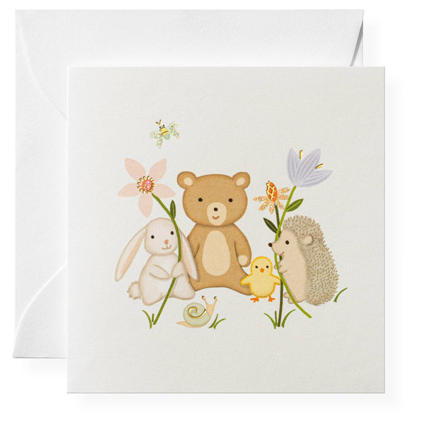 Little Animal Friends Gift Enclosure Card - Freshie & Zero Studio Shop