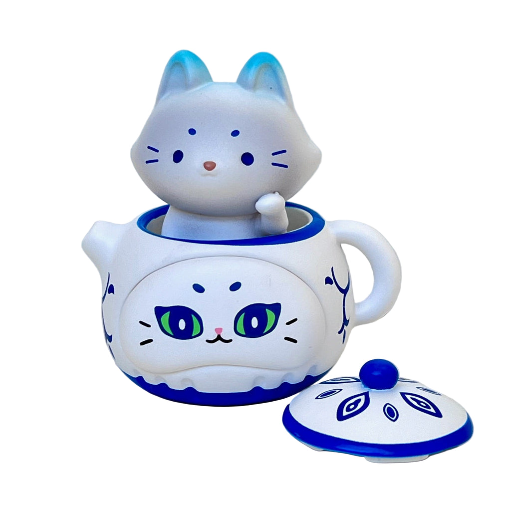 Kawaii Teapot Cat Figurine Blind Box Jinart - Freshie & Zero Studio Shop