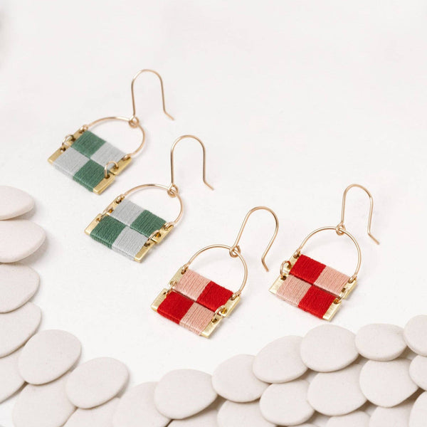 In Stitches Earrings | 2 Styles - Freshie & Zero Studio Shop
