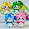 TV Cat Key Charm Keychain - Freshie & Zero Studio Shop