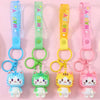 TV Cat Key Charm Keychain - Freshie & Zero Studio Shop