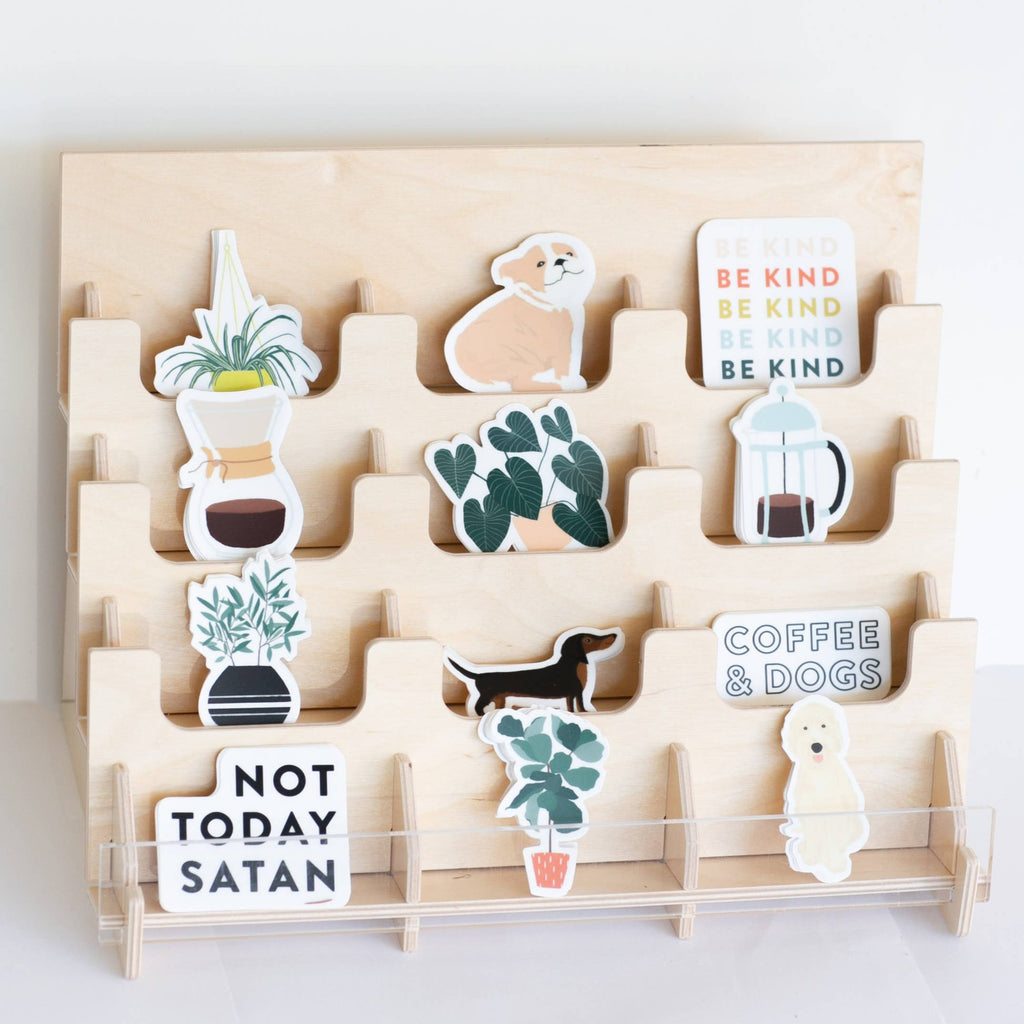 Coffee & Dogs Sticker - Freshie & Zero Studio Shop