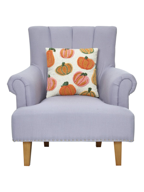 Pumpkins Dancing Tufted Pillow - Freshie & Zero Studio Shop