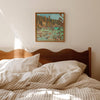 Lake Tahoe art print by El Baker Art, 14x14 poster featuring scenic visual artwork of Lake Tahoe landscape.