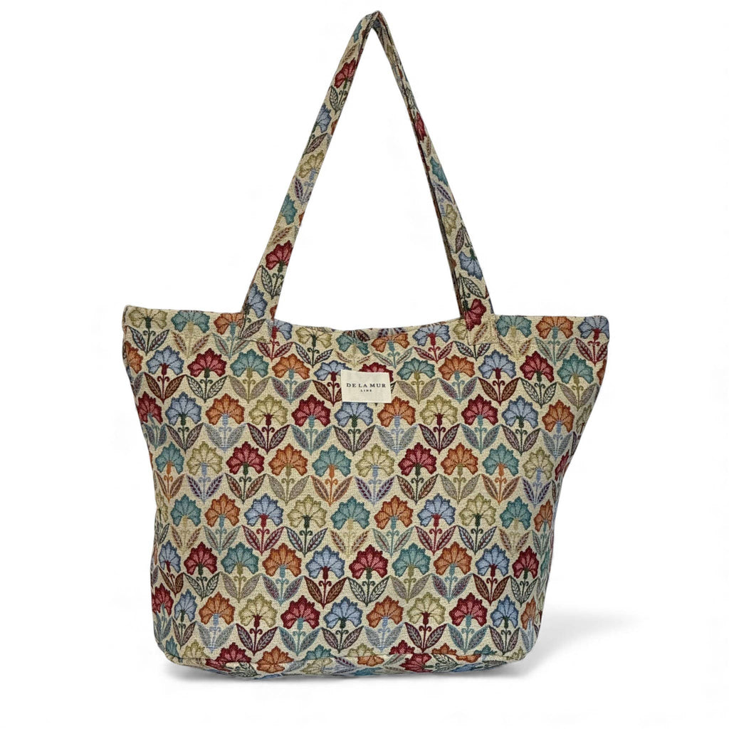 Large Zippered Bag Flora - Freshie & Zero Studio Shop