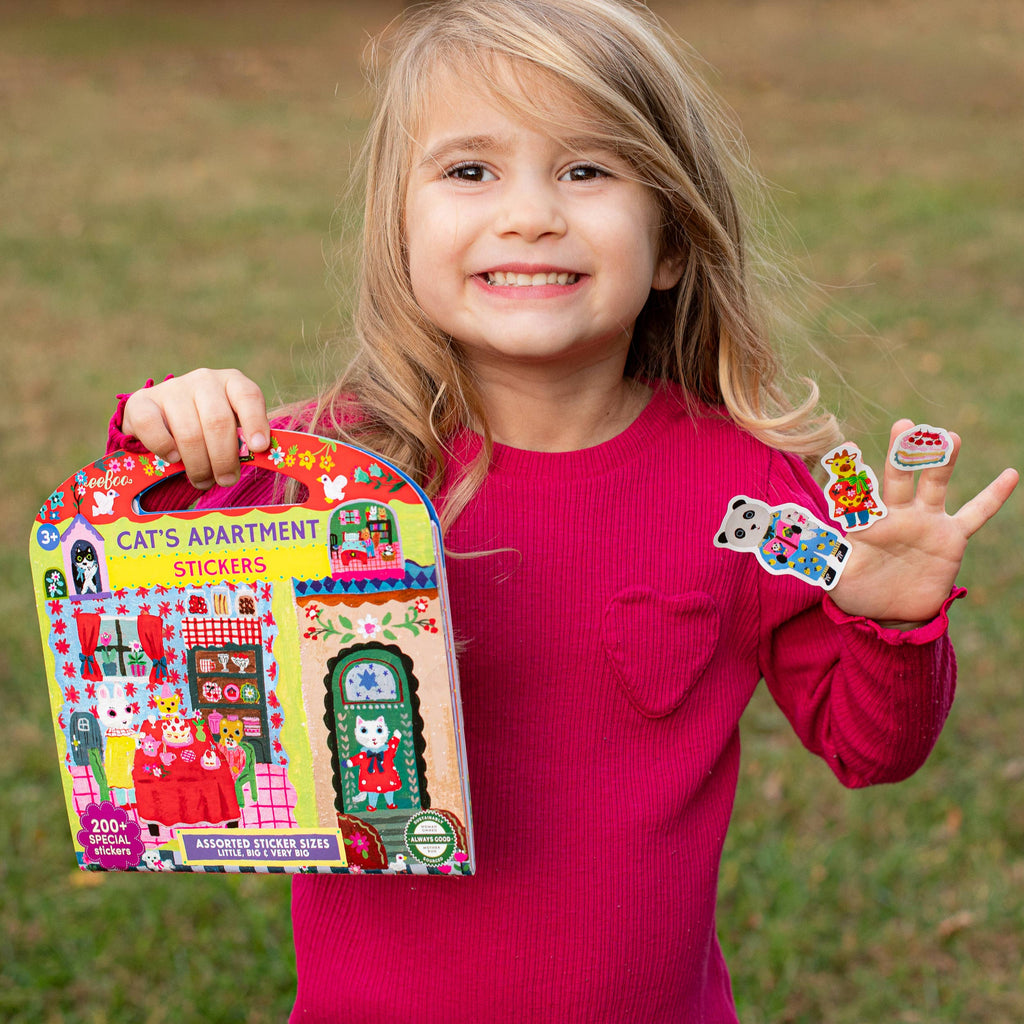 Cat's Apartment Stickers by Yumi Kitagishi - Freshie & Zero Studio Shop