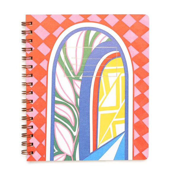 Lined Notebook by Shorthand Press: Botanical Archway - Freshie & Zero Studio Shop
