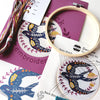 Embroidery Kit - Swallow - Freshie & Zero Studio Shop