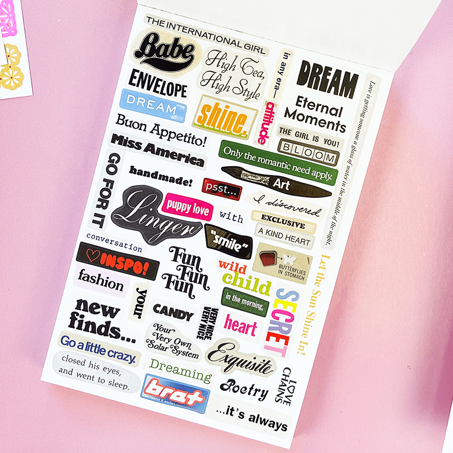 Pipsticks x Haricot Vert Daydreams Sticker Postcard Book - Freshie & Zero Studio Shop