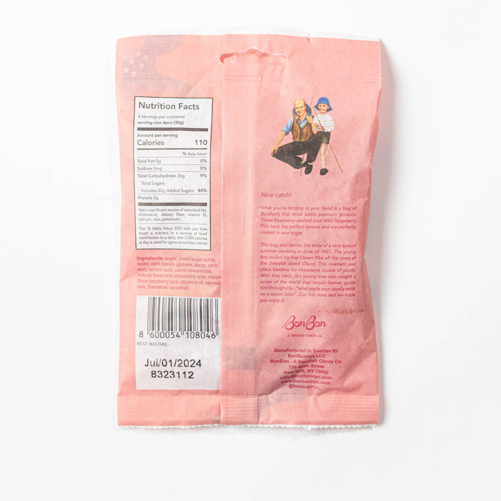 Sweet Wild Strawberry Swedish Fish by Bonbon NYC - Freshie & Zero Studio Shop