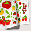 Bright Tomatoes Flour Sack Tea Towel - Freshie & Zero Studio Shop