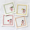 Pink Elephants Cocktail Napkin Set of 4 - Freshie & Zero Studio Shop