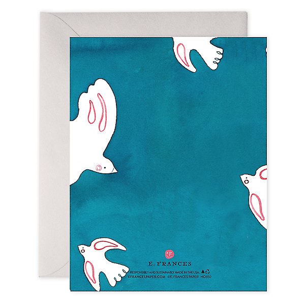 Peace on Earth Box Set of 6 Holiday Cards by E. Frances - Freshie & Zero Studio Shop
