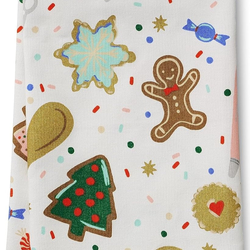 Christmas Cookies Holiday Tea Towel by Rifle Paper Co. - Freshie & Zero Studio Shop