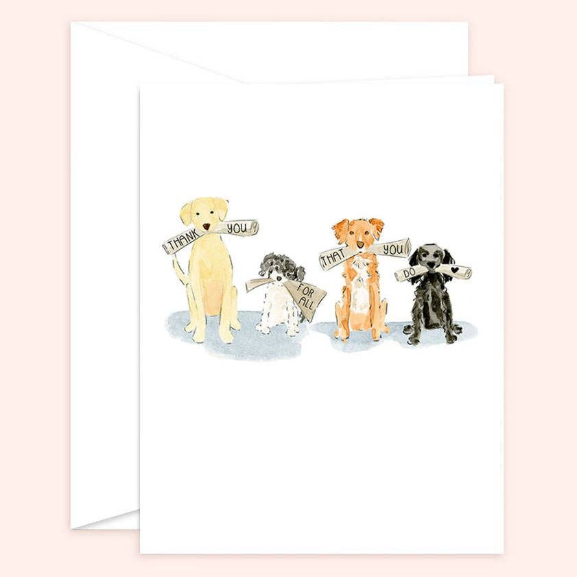 Thank you for all that you do Card - Freshie & Zero Studio Shop