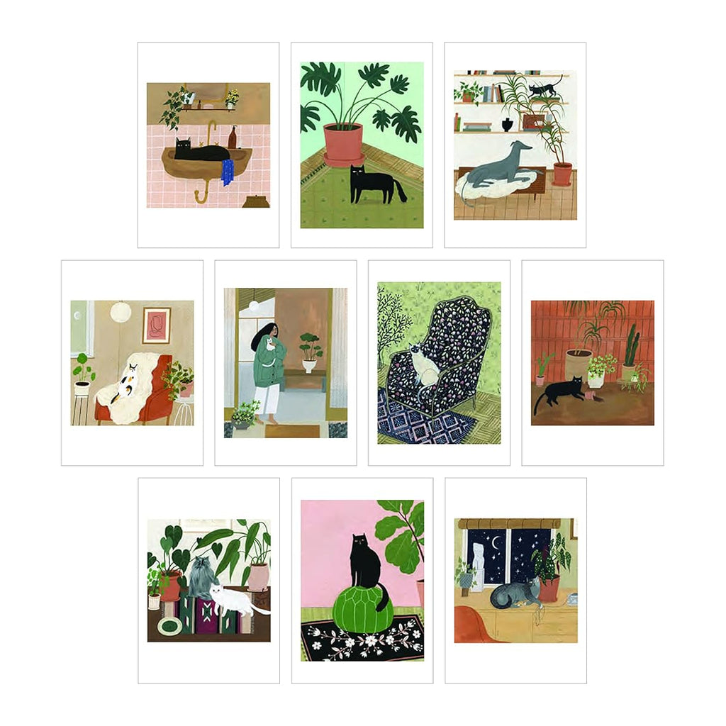 Cat Box: 100 Postcards by 10 Artists - Freshie & Zero Studio Shop