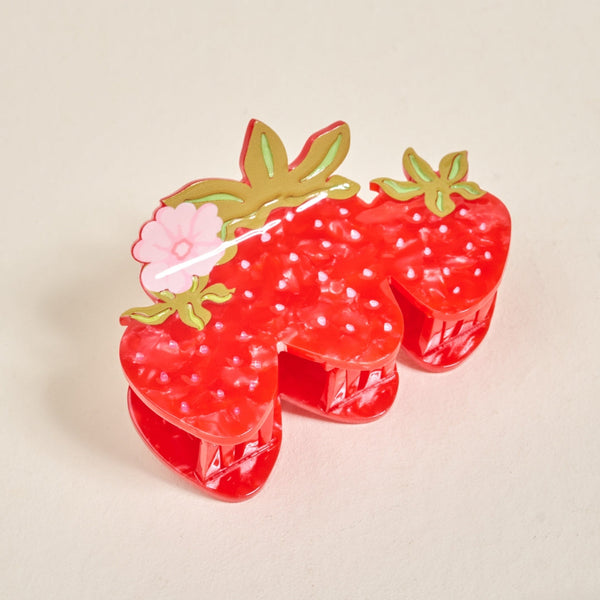 Strawberry Patch Claw Clip - Freshie & Zero Studio Shop
