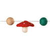 Mushroom Gems Felt Garland - Freshie & Zero Studio Shop