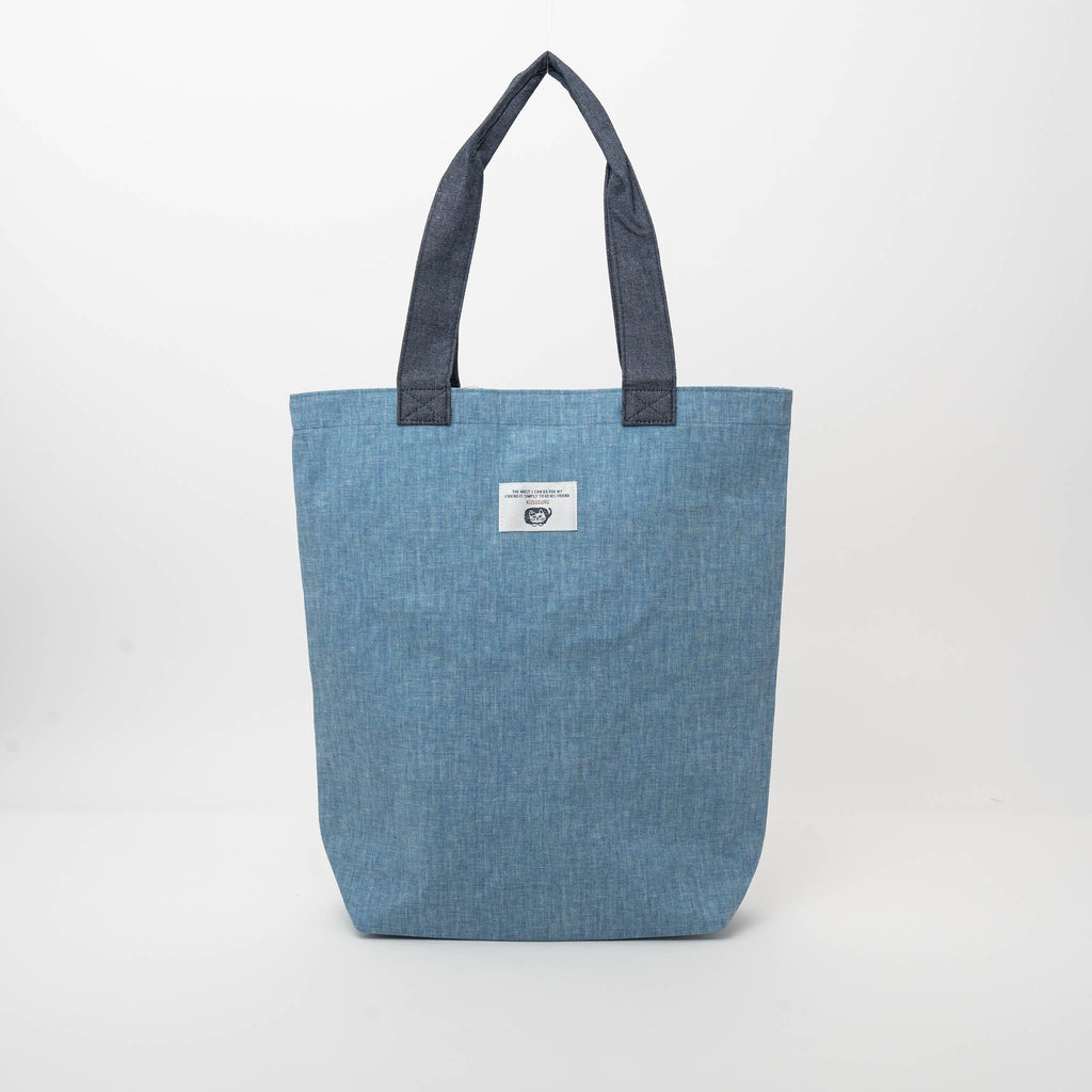 Cat Patrol Embroidered Tote Bag – Blue | Kusuguru Japan - Freshie & Zero Studio Shop