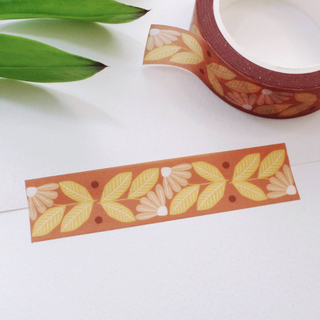 Washi Tape: Golden Hour Flowers - Freshie & Zero Studio Shop