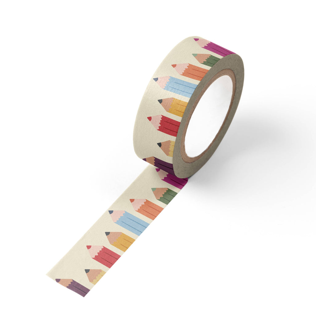 Pencil Pattern Washi Tape - Freshie & Zero Studio Shop