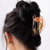 California Poppy Wildflower Hair Claw in Clear Acetate - Freshie & Zero Studio Shop