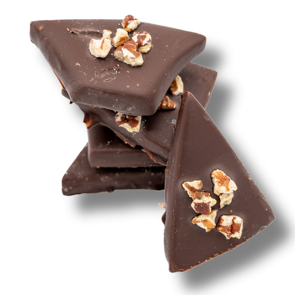 Dark Chocolate Pecan Toffee by Bixby Chocolate - Freshie & Zero Studio Shop