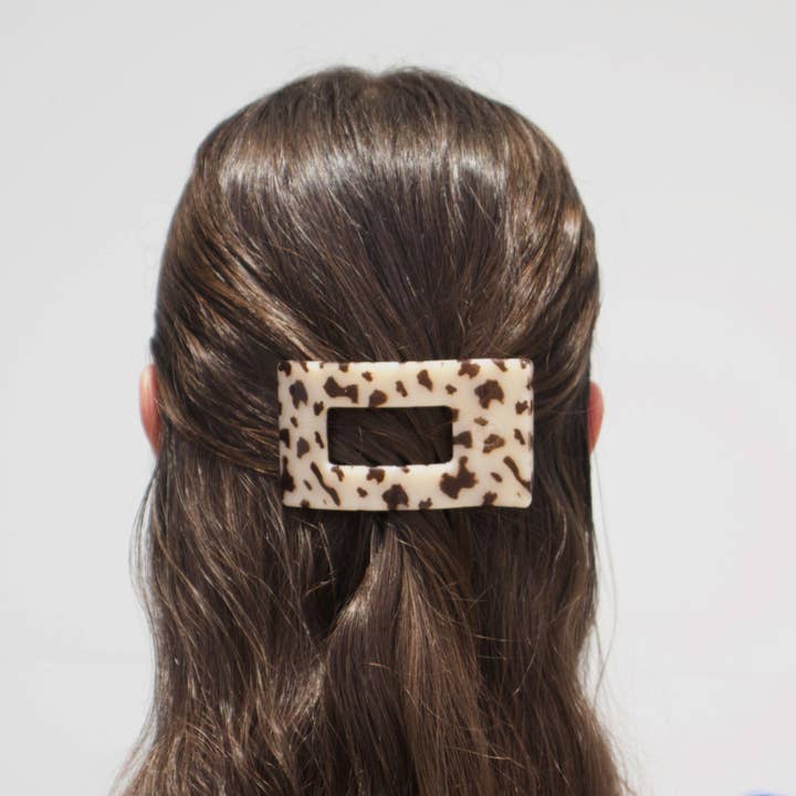 Teleties Small Flat Rectangle Hair Clip - Freshie & Zero Studio Shop