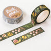 Wild Pencil Studio Washi Tape in the Woods with forest and nature-inspired patterns on beige background.