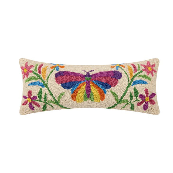 Otomi Butterfly Hook Throw Pillow - Freshie & Zero Studio Shop